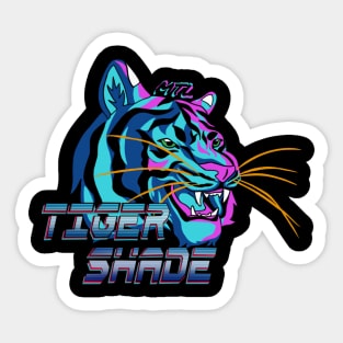 TigerShade (Neon Tiger version) Sticker